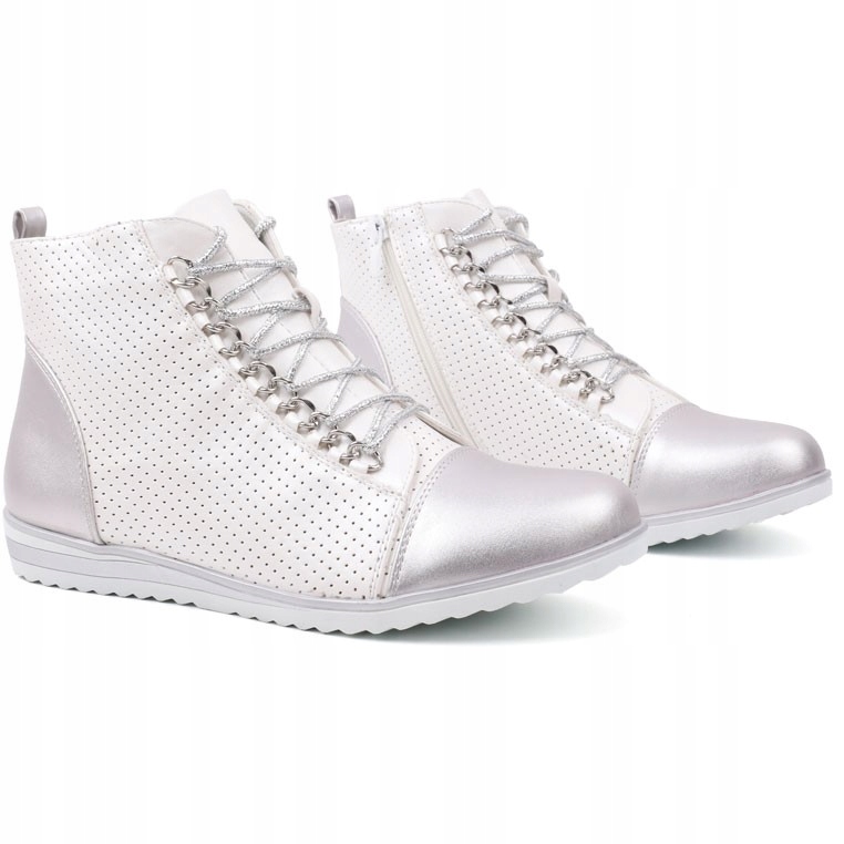 

Botki sneakersy płaskie białe 3 rozmiar 39