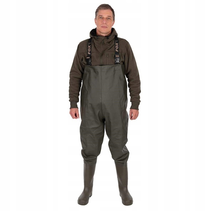 Wodery Spodniobuty Karpiowe Fox Khaki Hd Waders Nr Eu 41 Uk 7 Wodoodporne