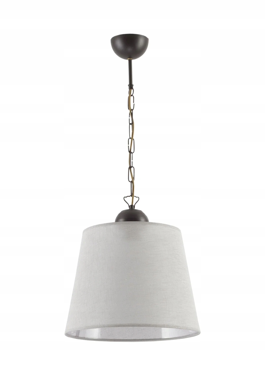 Jupiter Závesná lampa Kamelia Minimalistická šedá Abažúr E27 15W