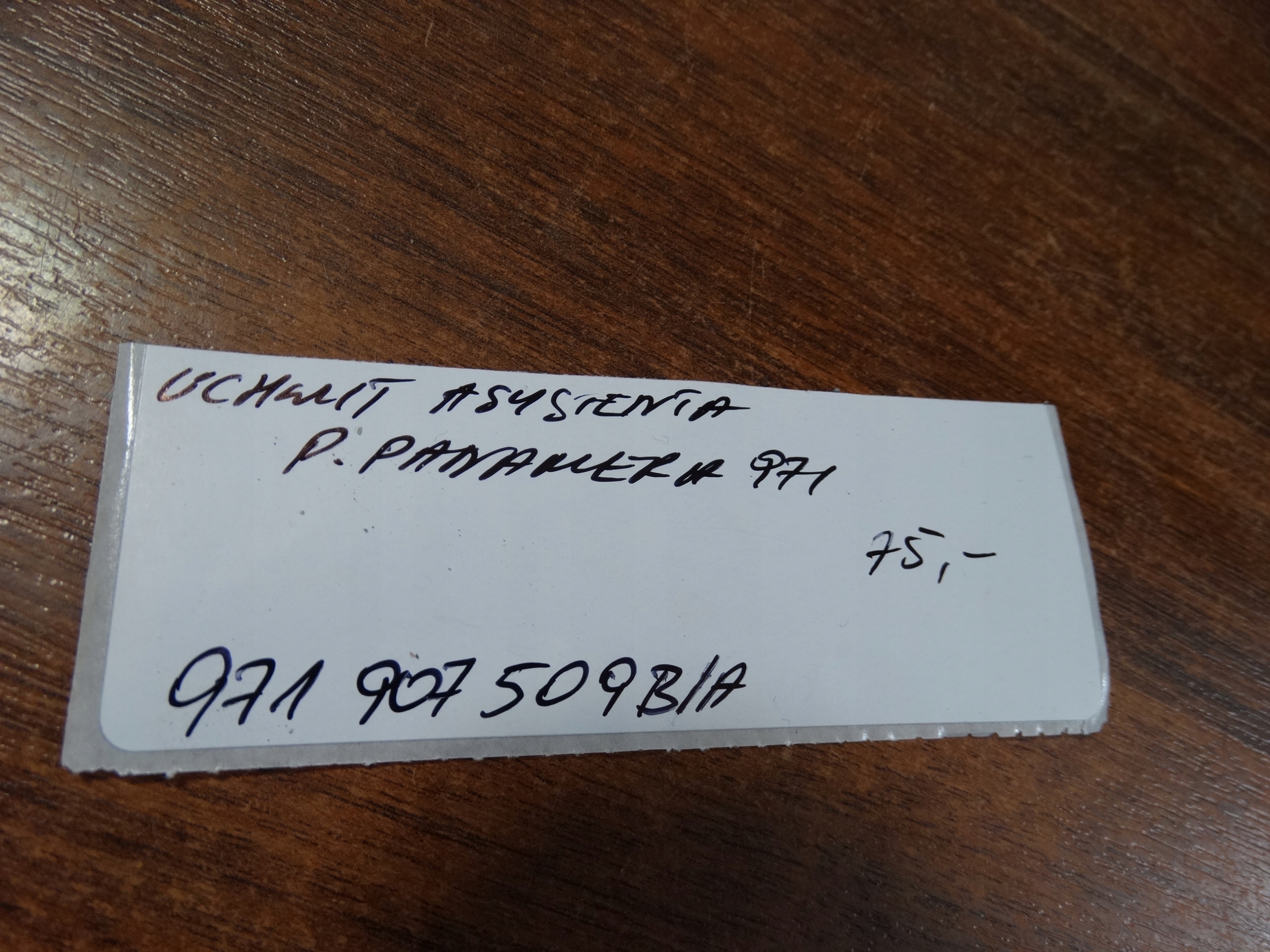 IDEALNY bracket ASYSTENTA left PORSCHE PANAMERA 971 1