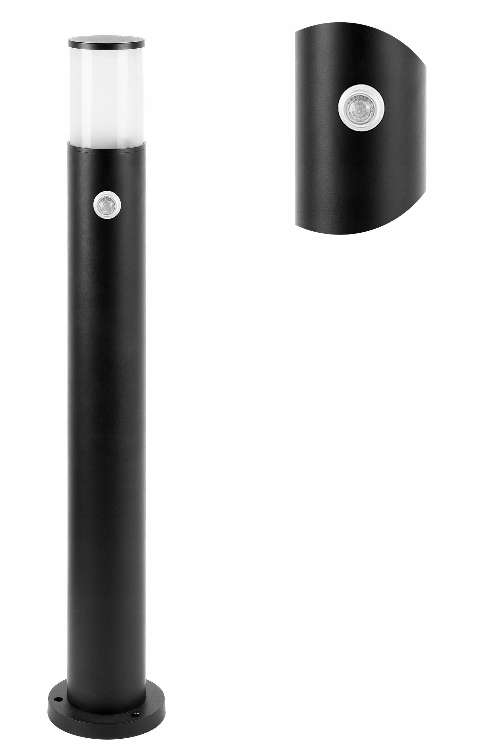 Led osvětlovací sloupek Zahradní lampa s pohybovým senzorem E27 15W IP54 80 cm