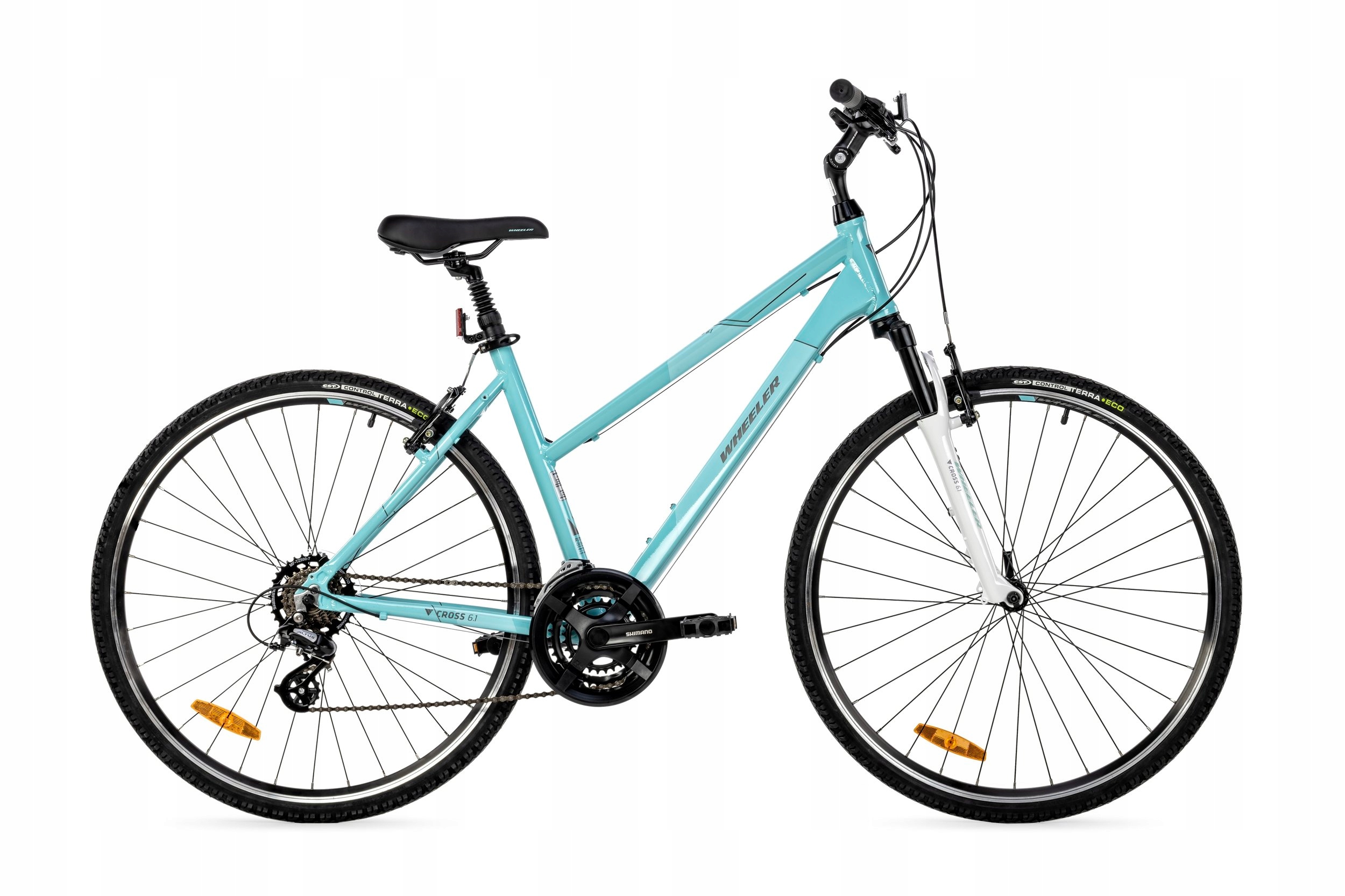 ROWER DAMSKI WHEELER CROSS 6.1/48cm seledyn 2023 52896 13407809157 Allegro.pl