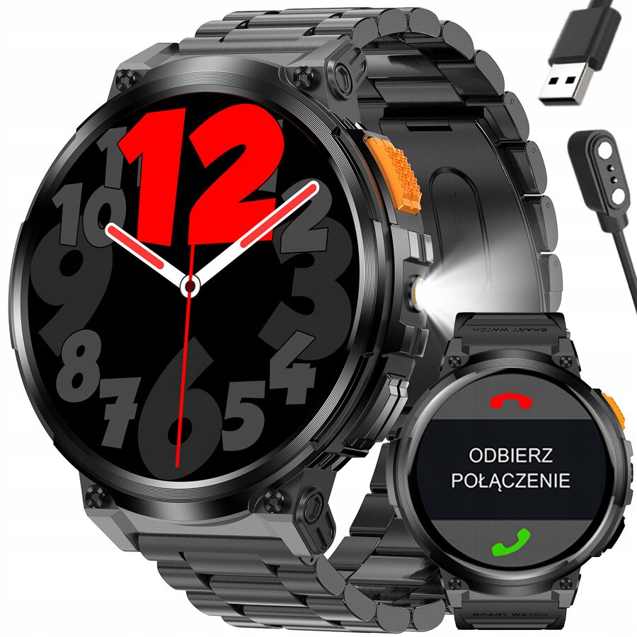 Pánsky Smartwatch Gravity GT23-1 Baterka, Dodatkový Pás Gravír