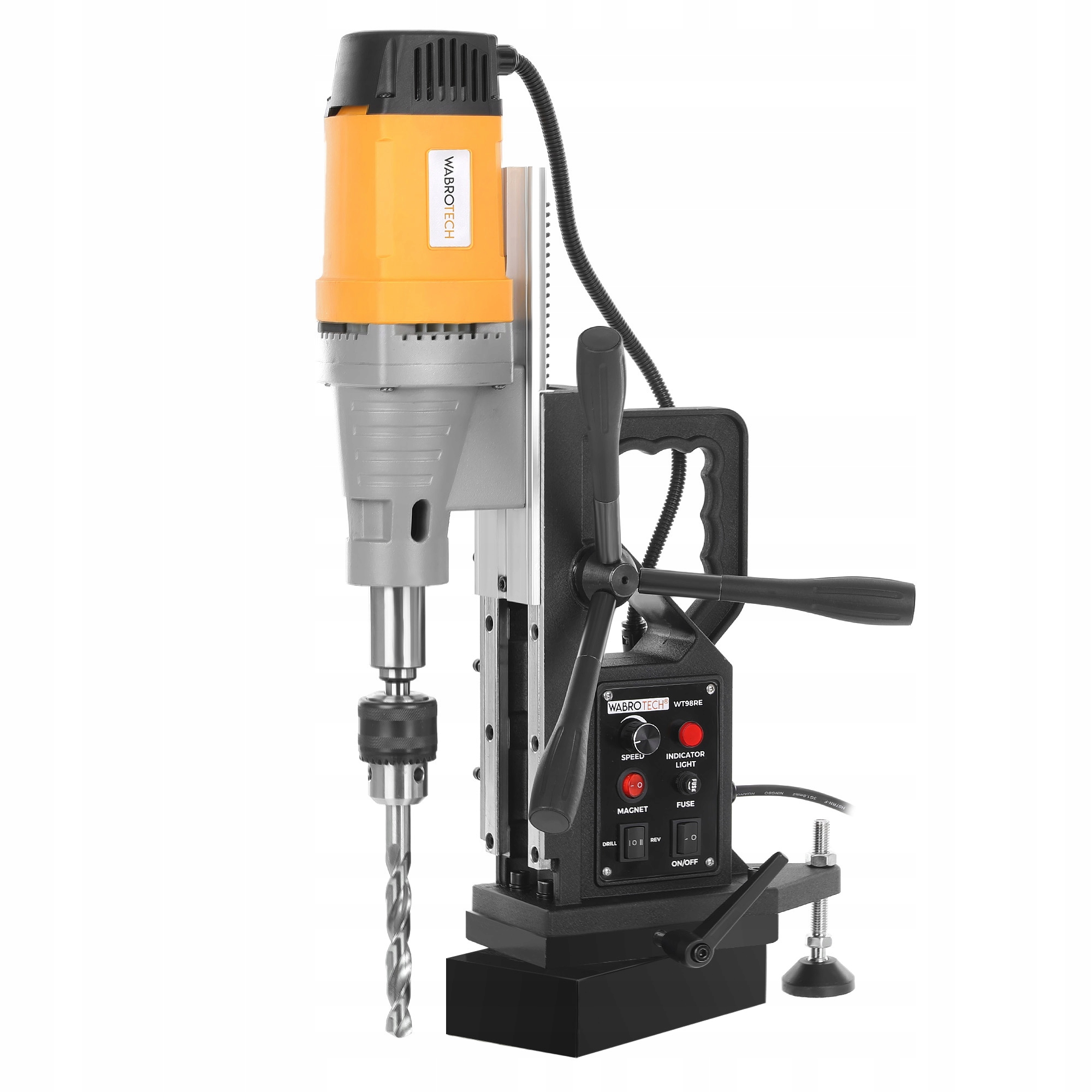 Magnetická vrtačka s magnetem WT98RE Držák pro frézy 2080W Wabrotech