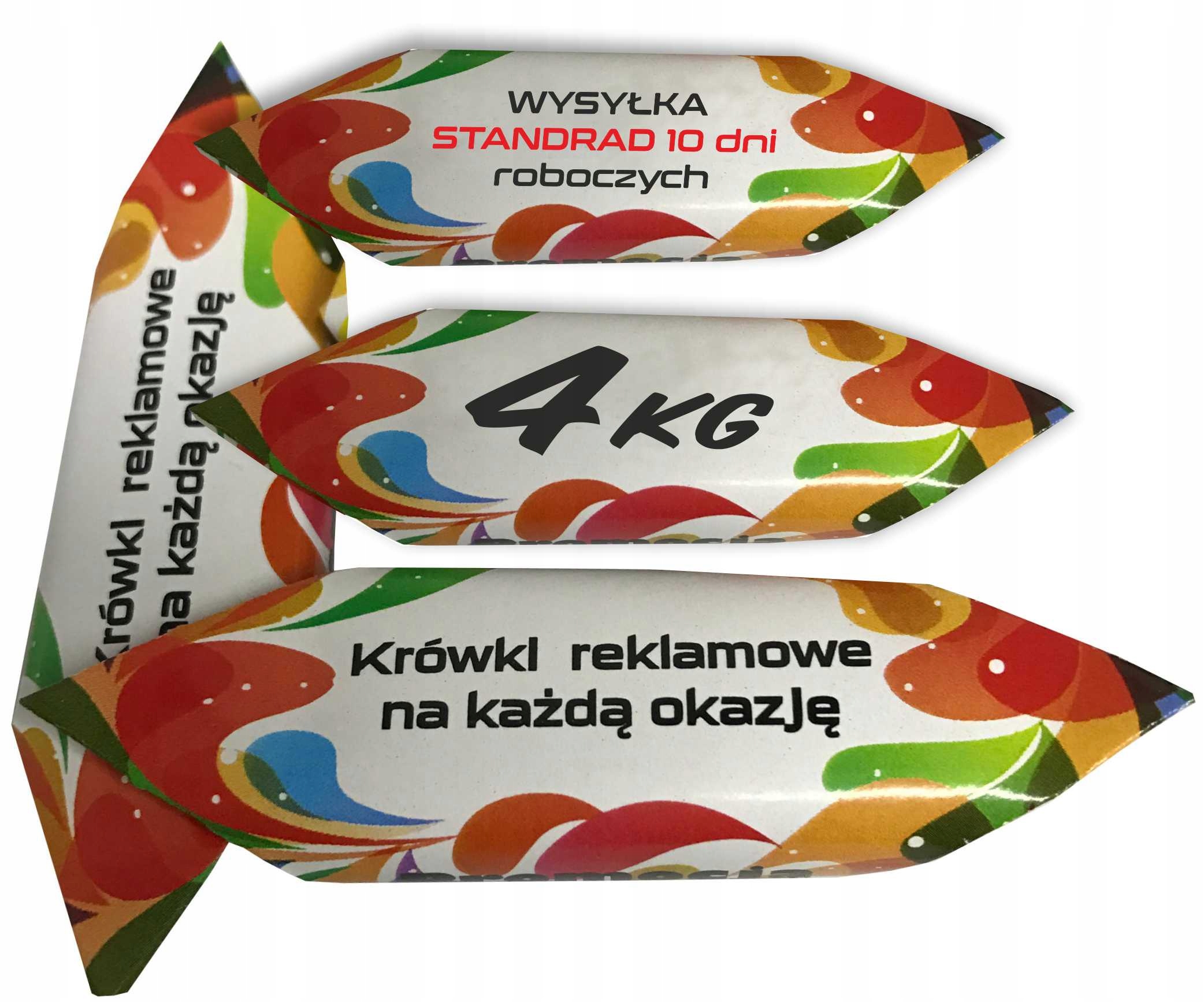 Levně Bonbóny Krówki S Vaším Logem 4KG Firemní bonbóny krówki Projekt gadgety
