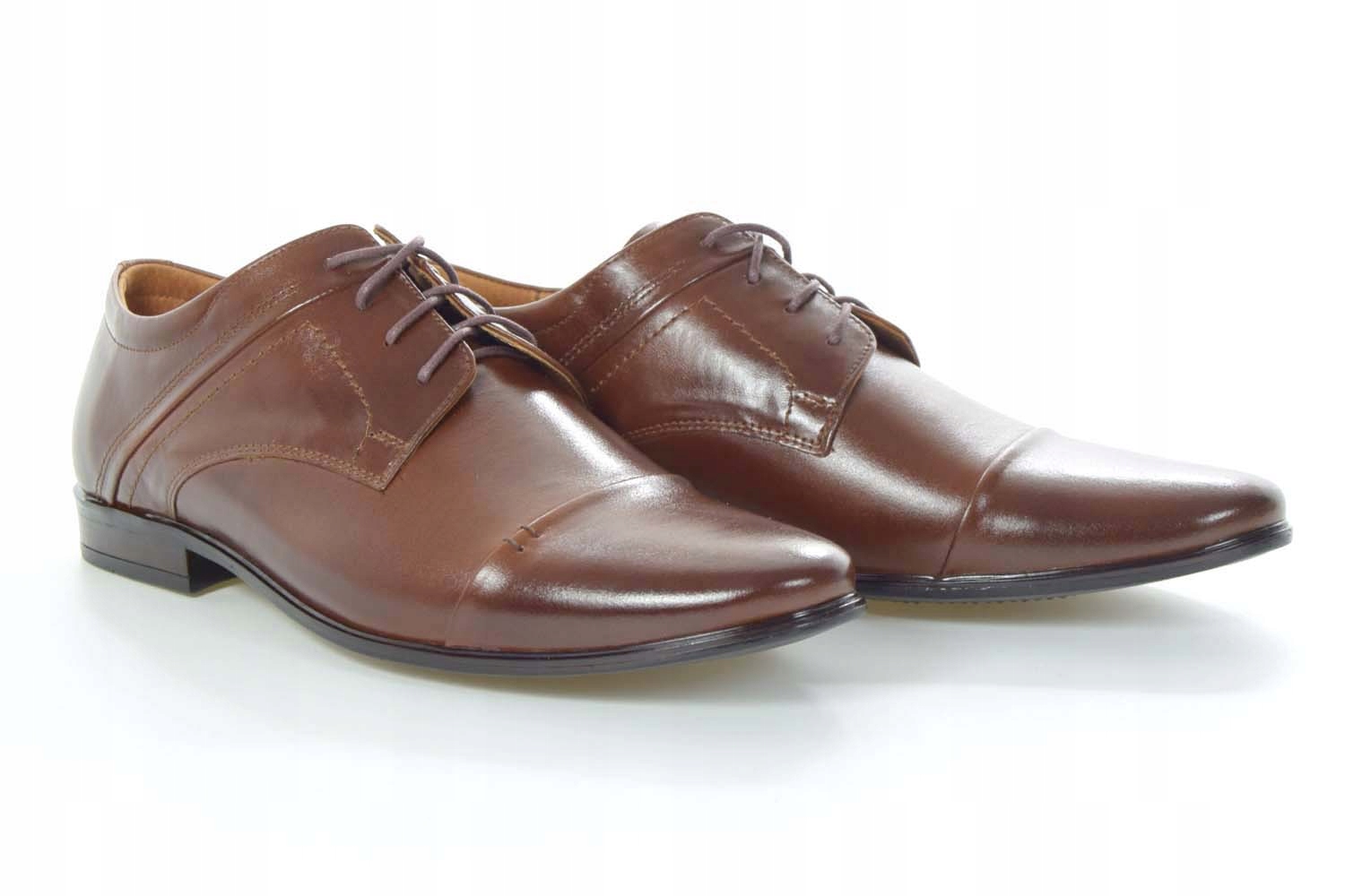 Boty Elegantní Návštěvní Pantofle 711 Bronz velikost 43