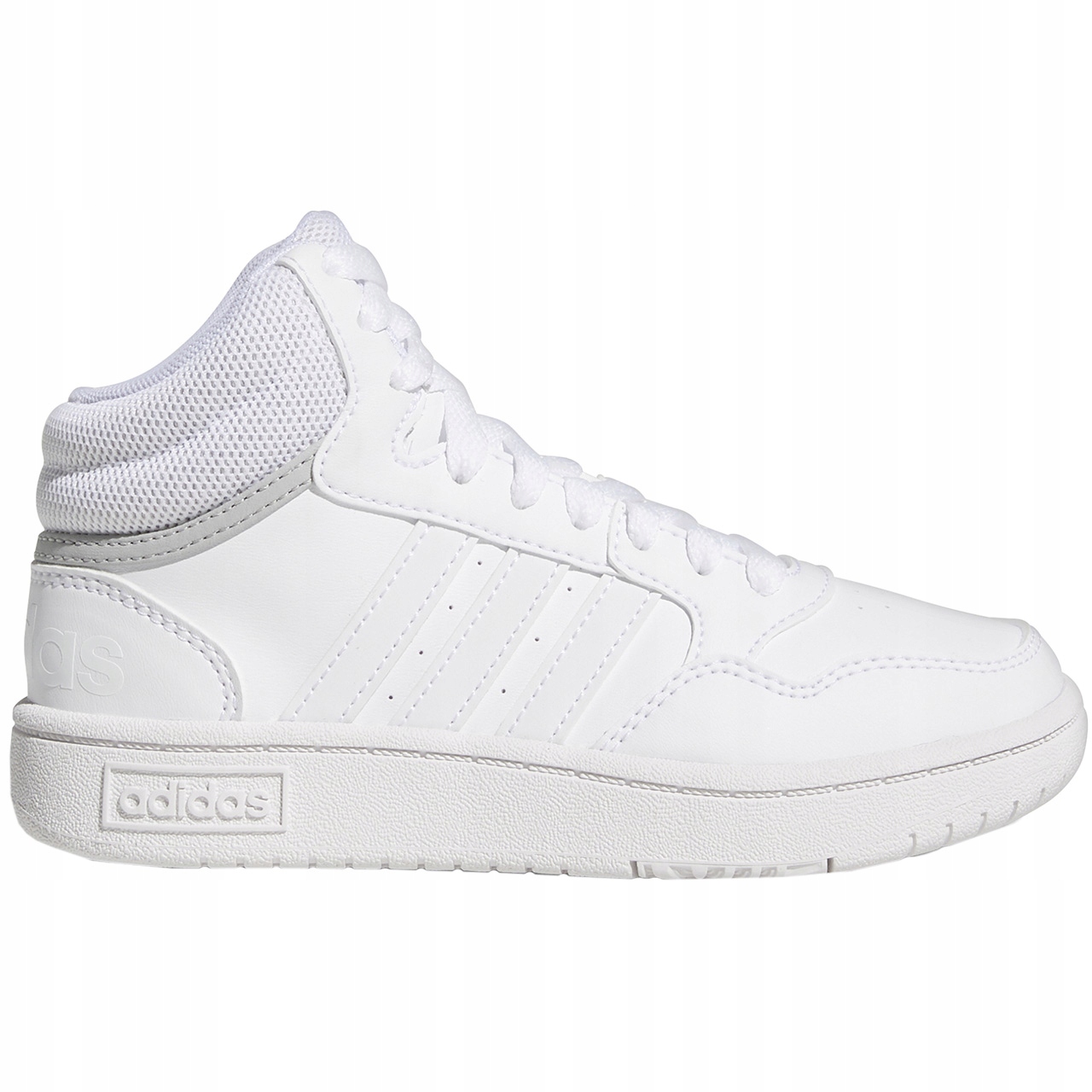 Dětské boty adidas Hoops Mid bílé GW0401 vel. 40