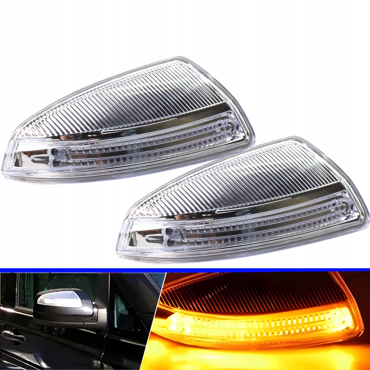 C Třída W204 Vito Viano W639 Směrovky V Zrcátku Blikačky Komplet L+p
