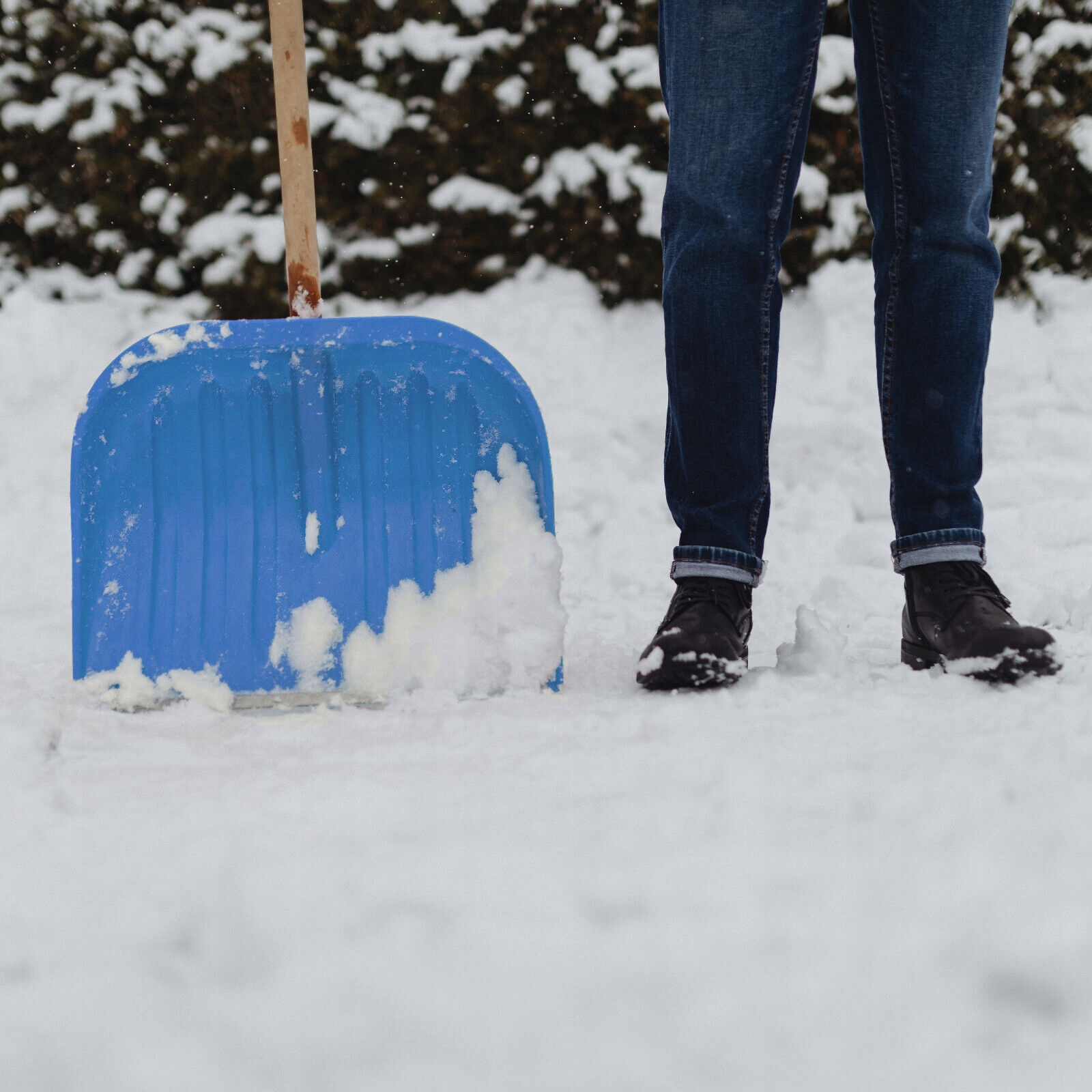 Łopata do śniegu odśnieżania + trzon D Długość narzędzia 136 cm