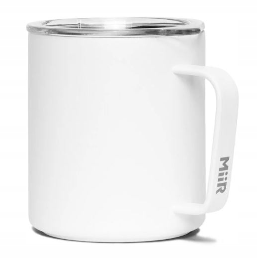 Klasický ocelový termohrnek Miir Camp 350 ml bílý