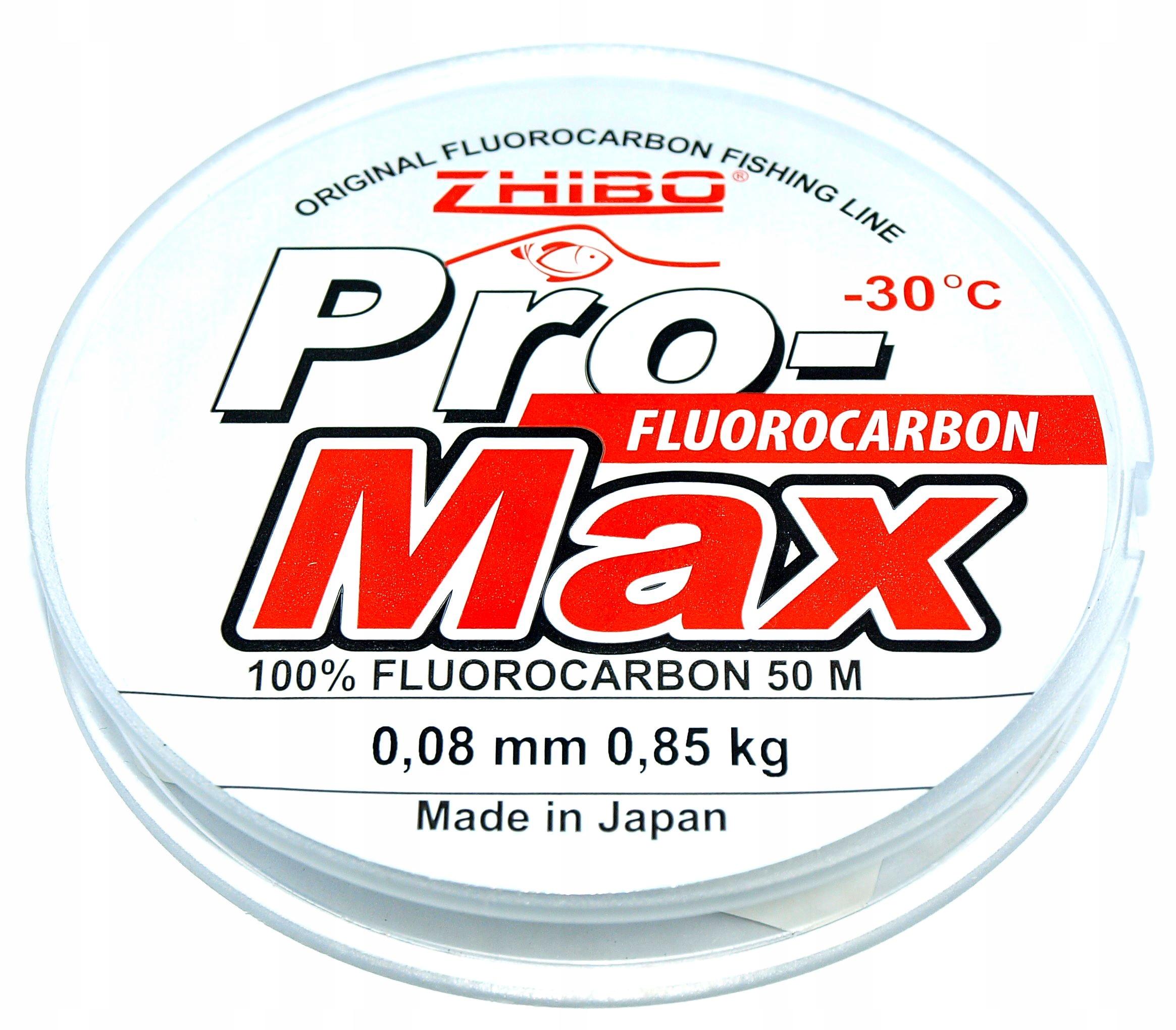Fluorocarbon Pro Max, żyłka Zhibo, 50m 0,08mm