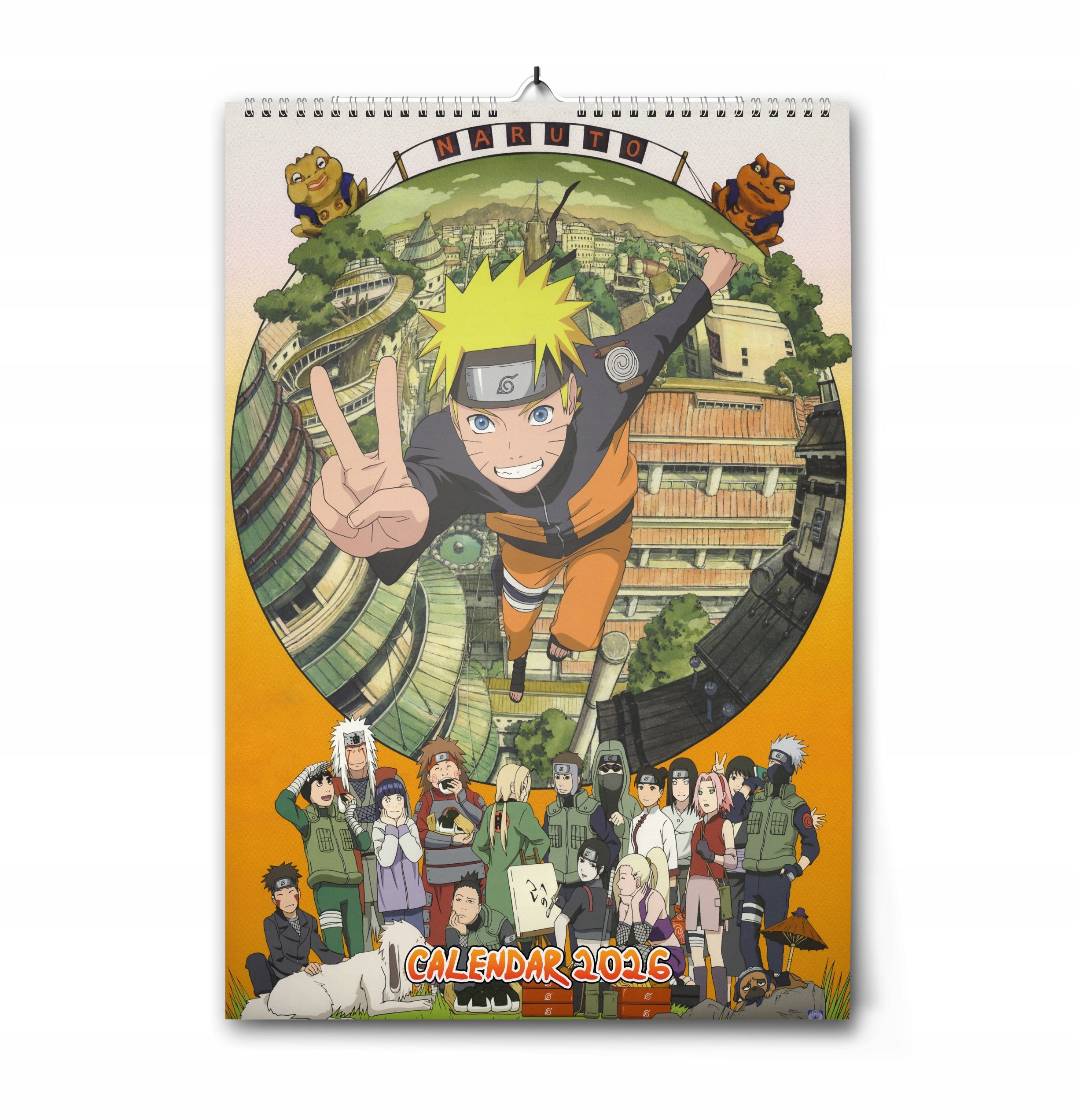 Kalendarz Naruto 2026 A3