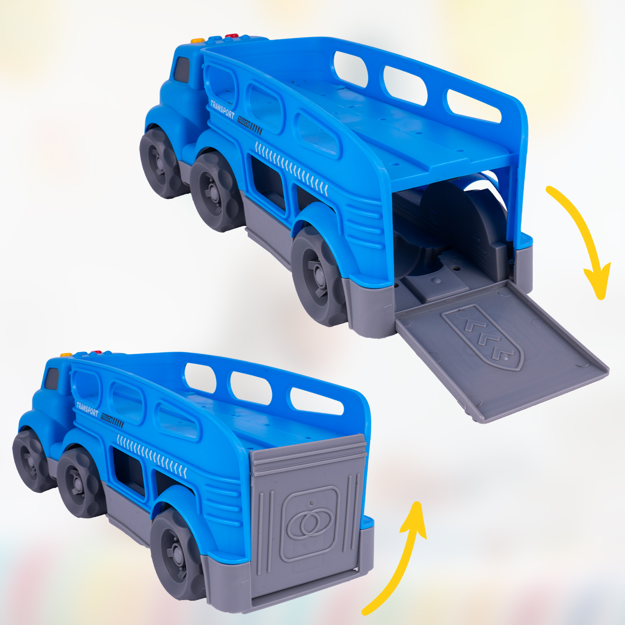 AUTO LAWETA CIĘŻARÓWKA SAMOCHODZIKI DLA DZIECI SAMOCHÓD BETONIARKA DZWIĘK Rodzaj pojazdu zestawy