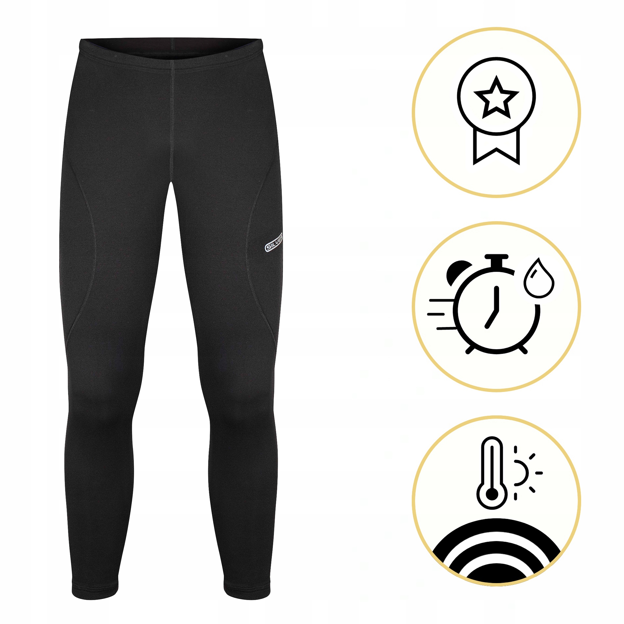 BIELIZNA TERMOAKTYWNA NA MOTOR S CIEPŁE Z MESZKIEM ODDYCHAJĄCE JONY SREBRA Rozmiar S