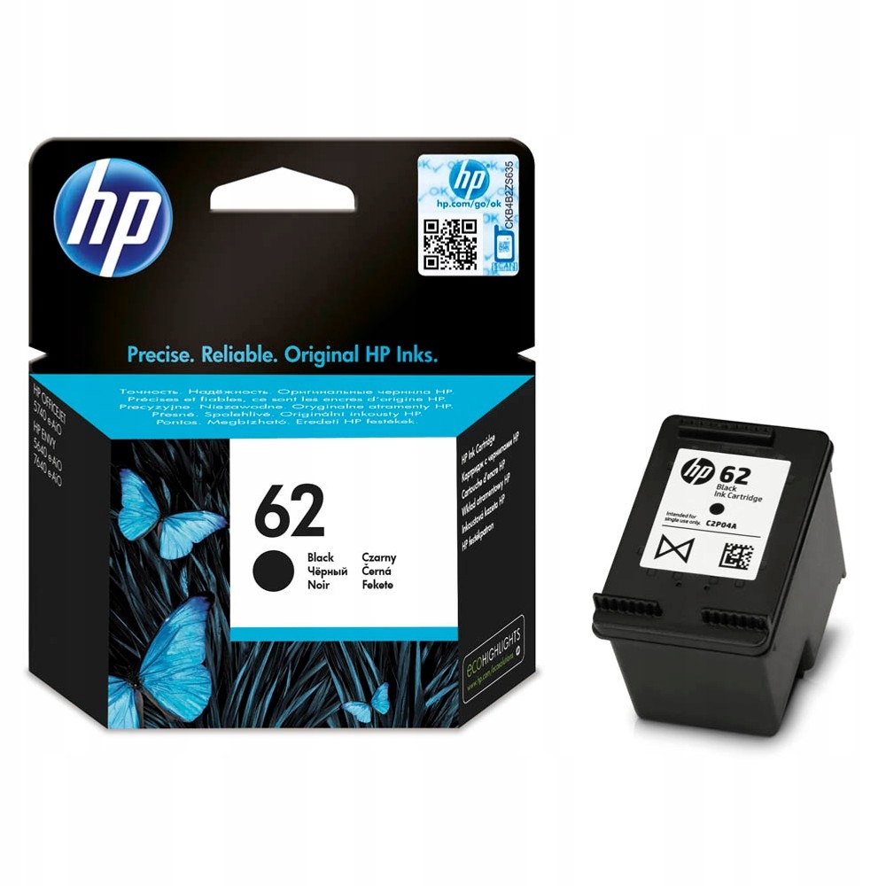 

Tusz Hp 62 Black C2P04AE 4 ml Oryginał