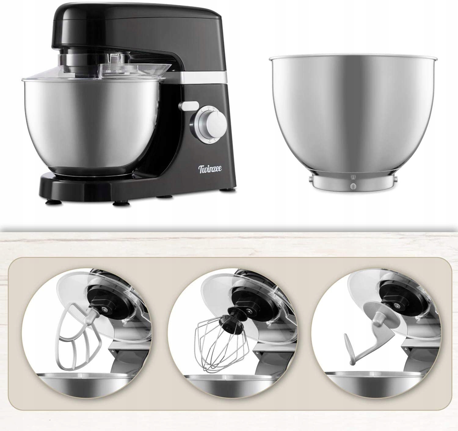 Robot Planetarny MS4217 1200W - Mieszaj, Ubijaj, Zagniataj z Precyzją!