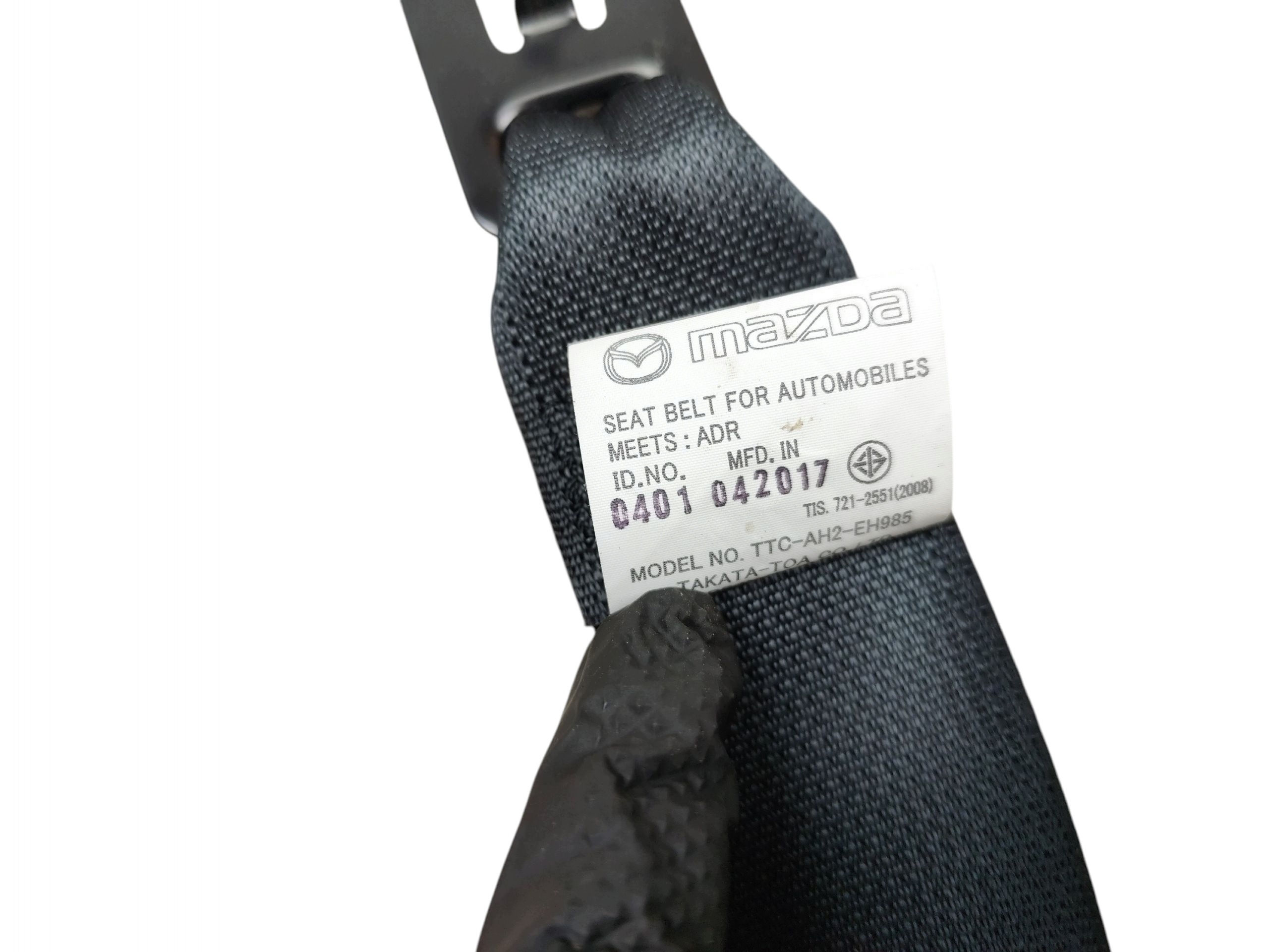 tension belt safety right front MAZDA CX-3 (2014-2018) TTC-AH2-EH985