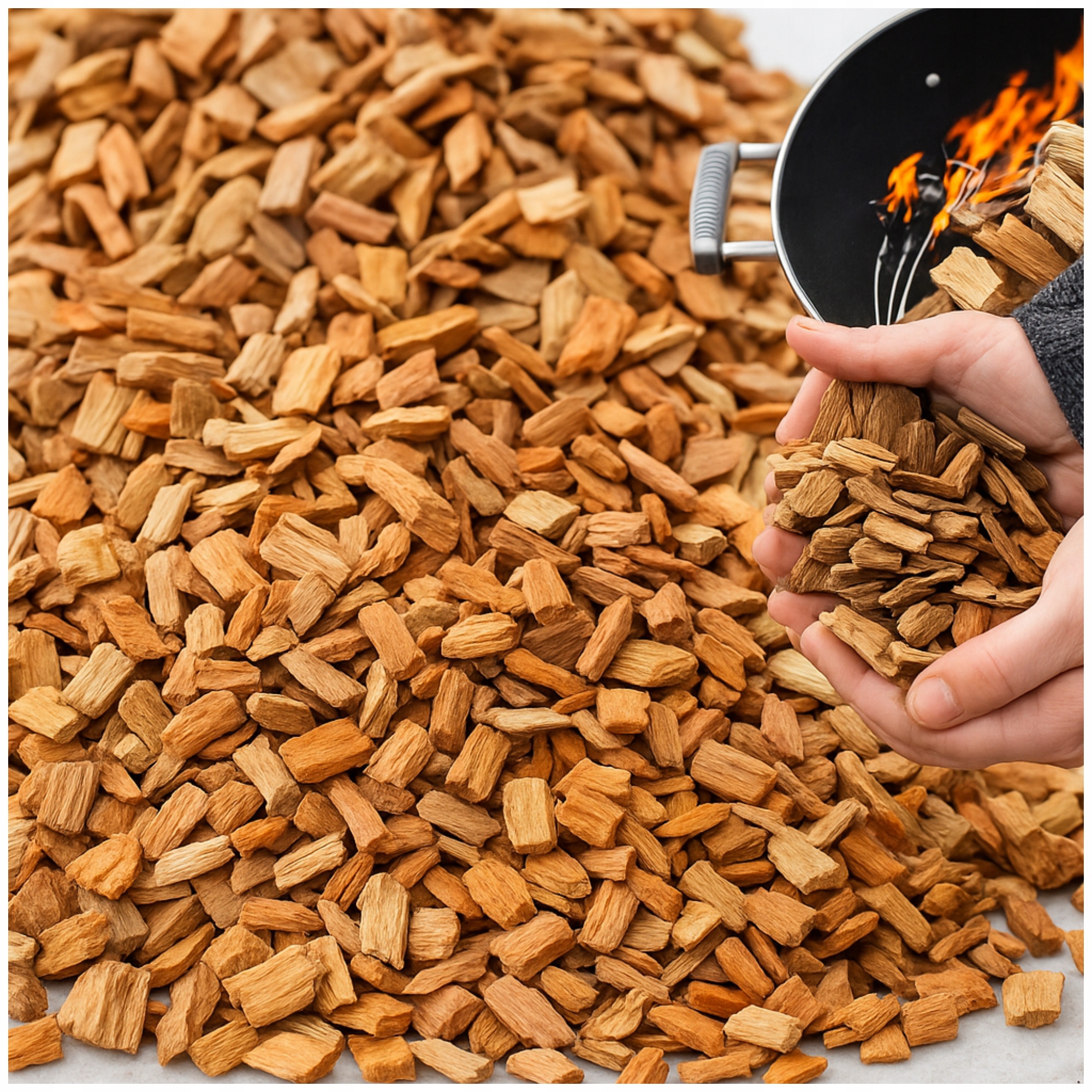 Dřevěné Udírenské Štěpky Bukovo-olšové 10KG KL10 Eko Bez Ekologických Přísad