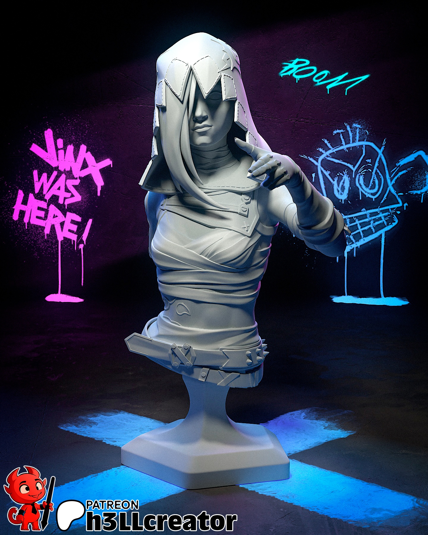 League of Legends ARCANE シークレット Jinx Figurka Jinx z Arcane | Sklep Riot Games