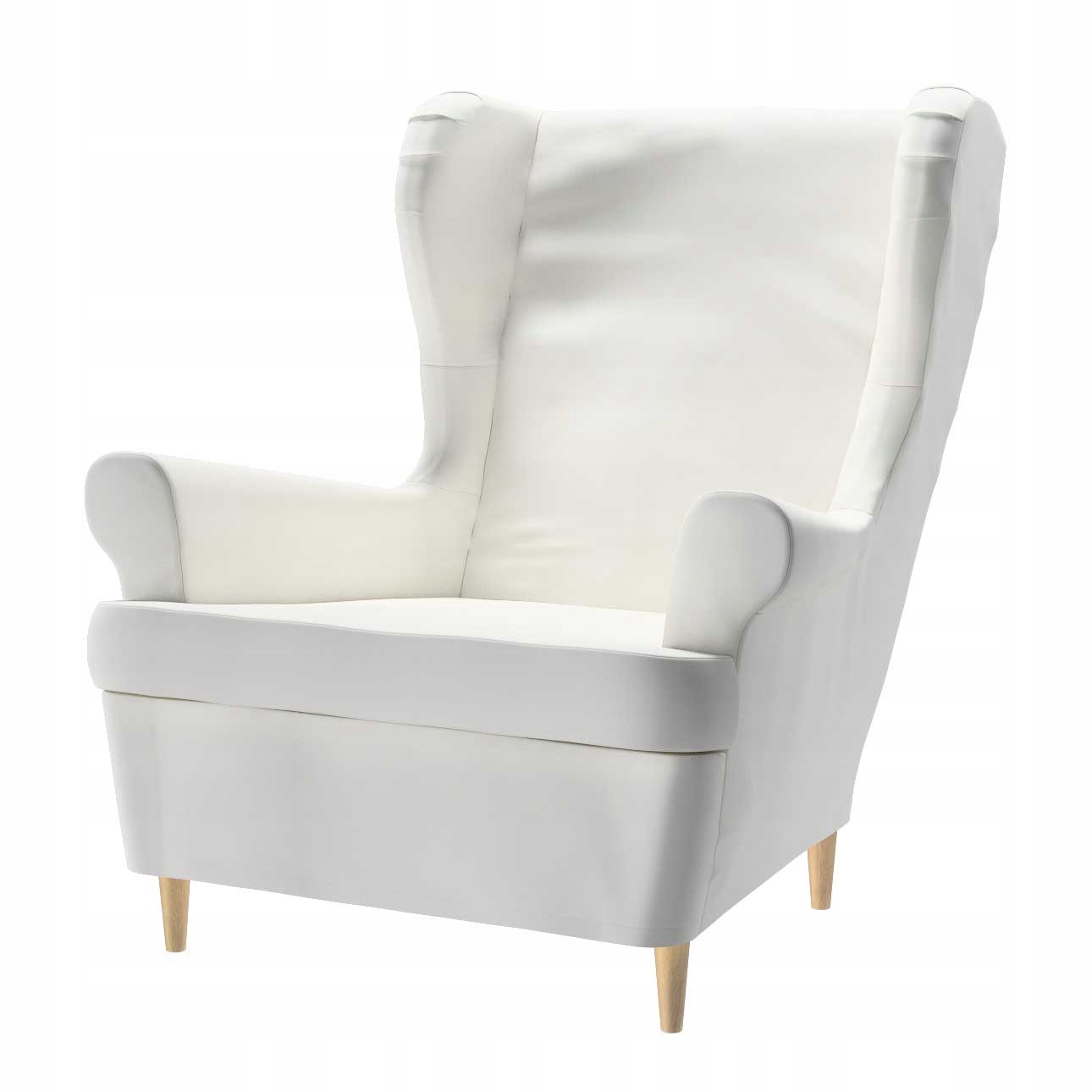 Dekoria potah na křeslo Strandmon Ikea bílý