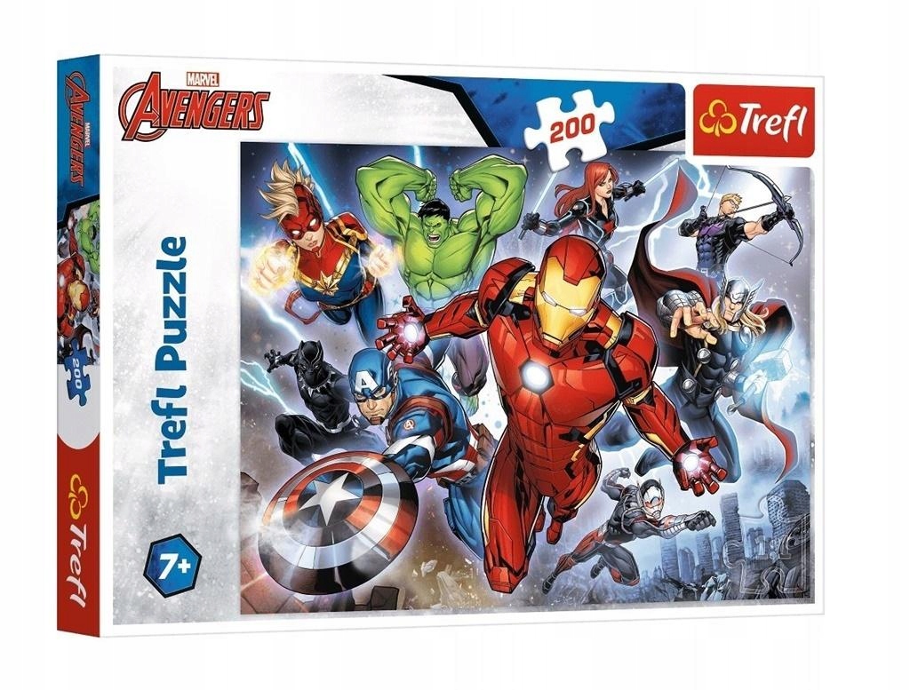 

Puzzle układanka 200 el. Waleczni Avengersi