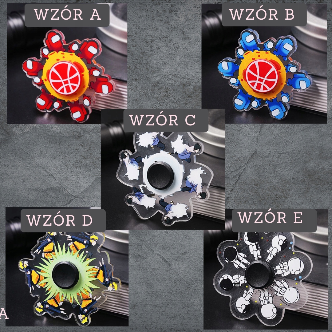 FIDGET SPINNER ZABAWKA DO KRĘCENIA ANTYSTRESOWA + ETUI Rodzaj Fidget Spinner