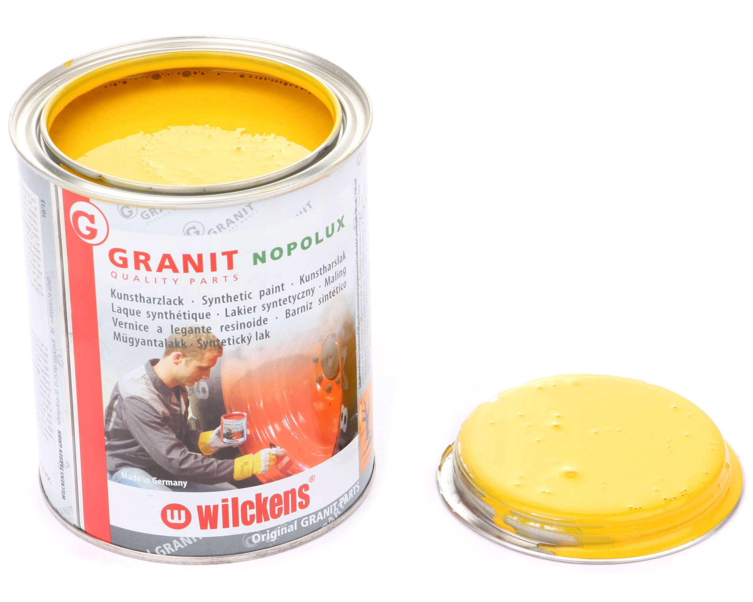 lak, barva Kramer žlutá 1l Wilckens Granit