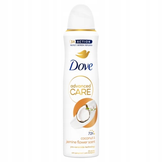 Dove Advanced Care Antiperspirant ve spreji Coconut & Jasmine