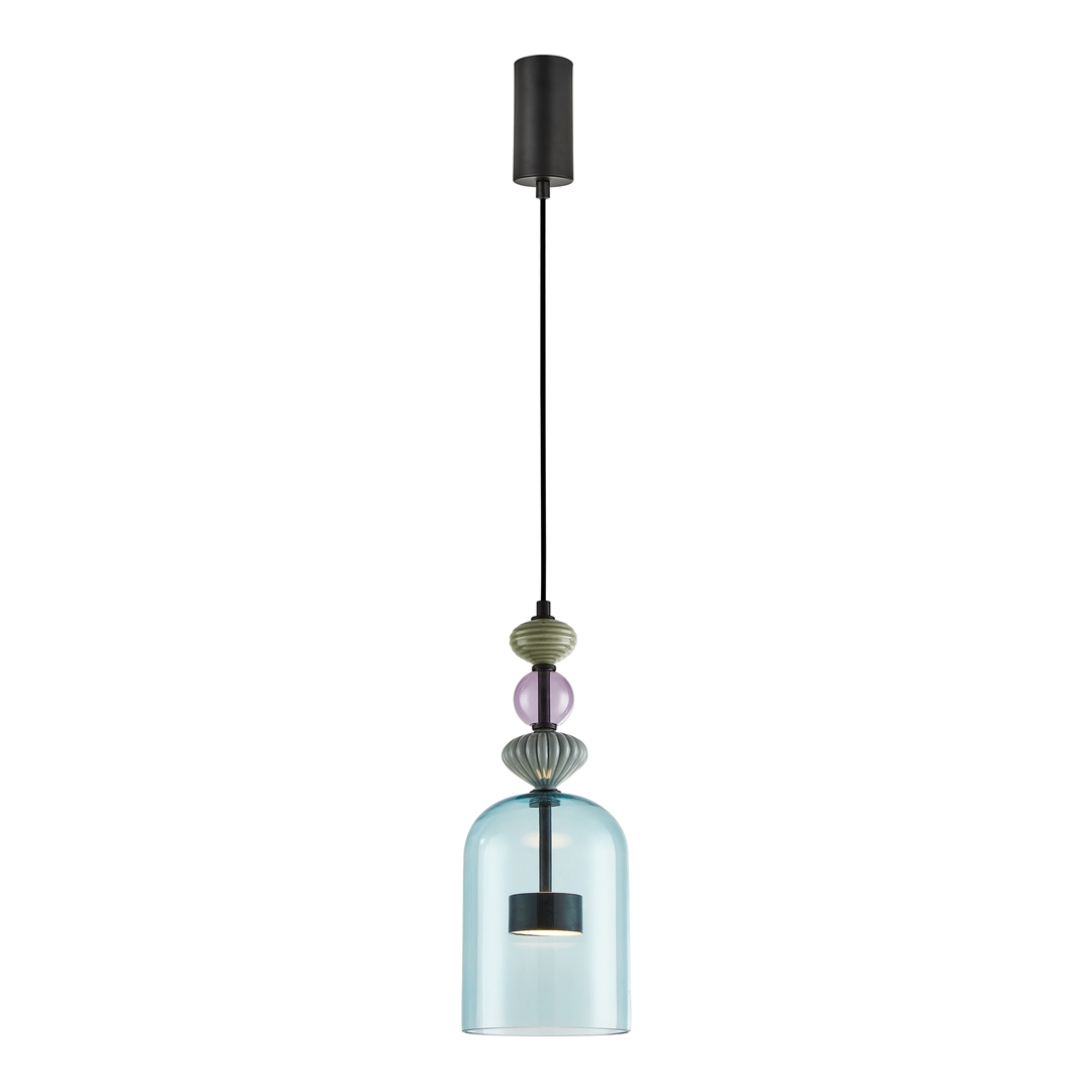Závěsná lampa Arte 12W Led, průměr 16 cm, černá