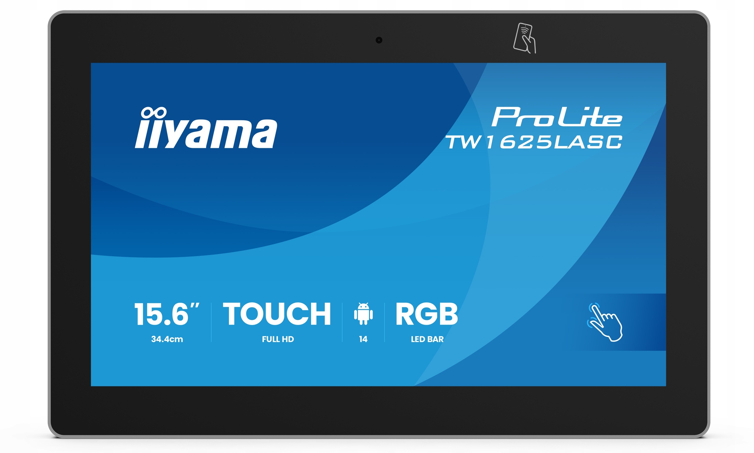 16" iiyama TW1625LASC-B3PNR: Ips, Fhd, Android, Nfc, Po
