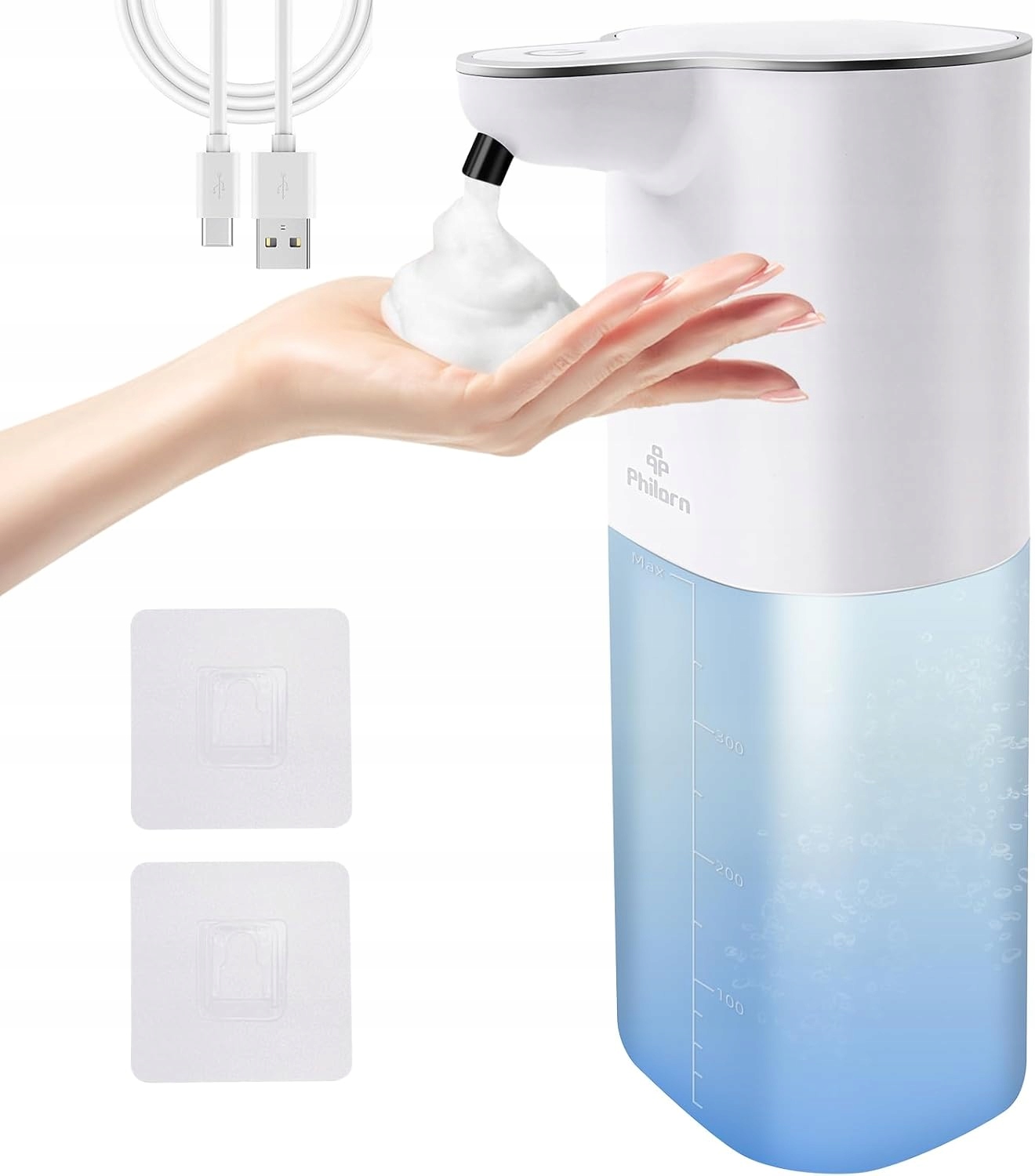 Dávkovač Na Pěnové Mýdlo 400 ML Bezdotykový Usb-c