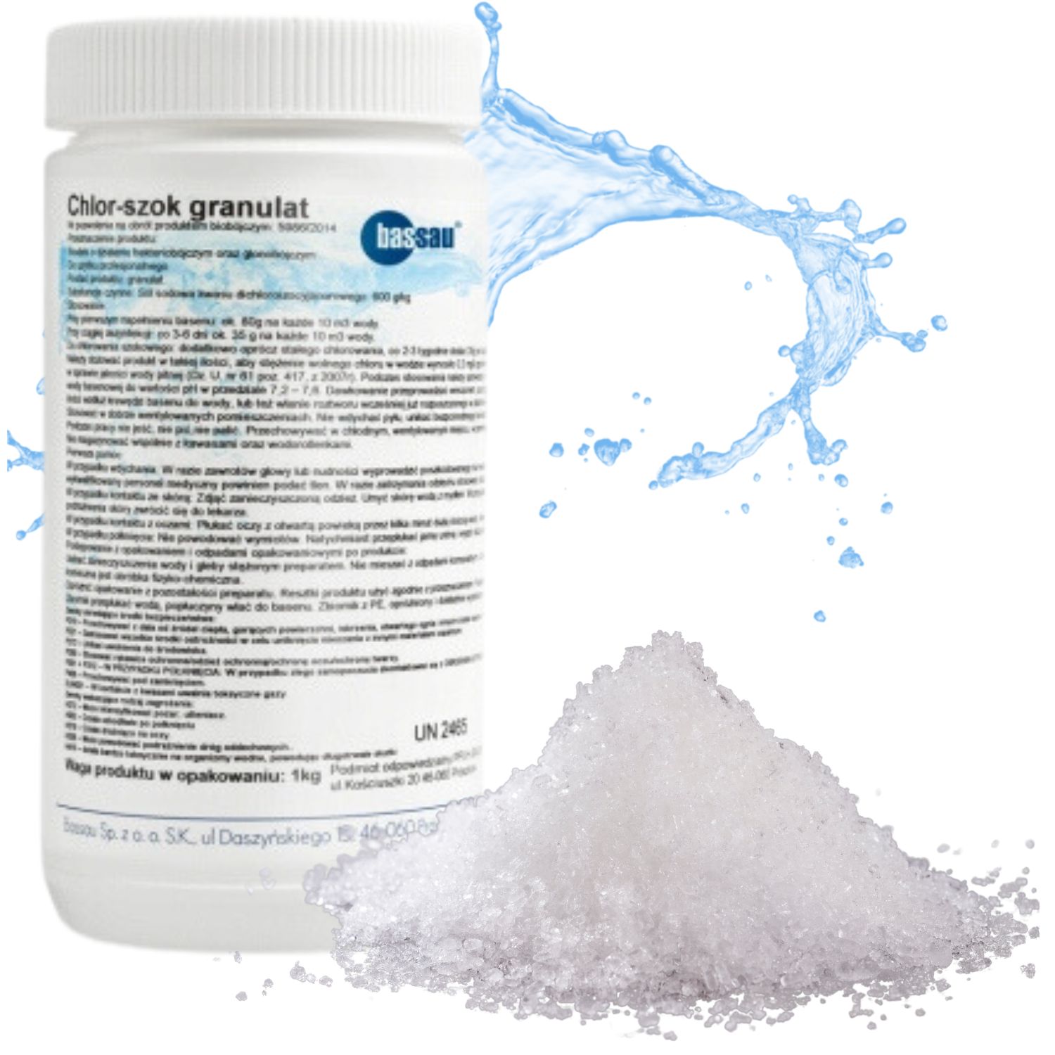

Chlor Szok Do Basenu Jacuzzi Chemia Granulat 1KG