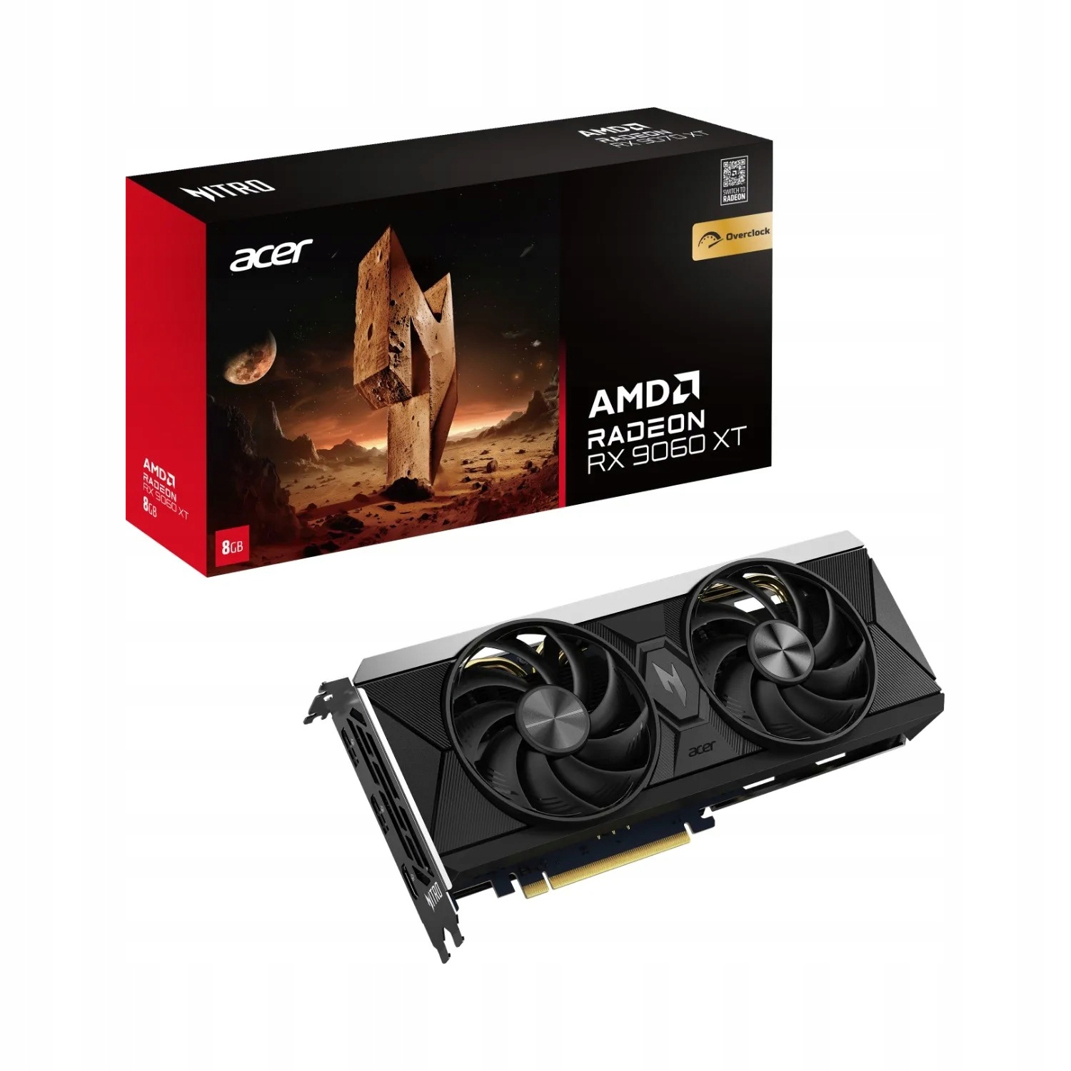 Acer Nitro Radeon Rx 9060 XT/OC/8GB/GDDR6