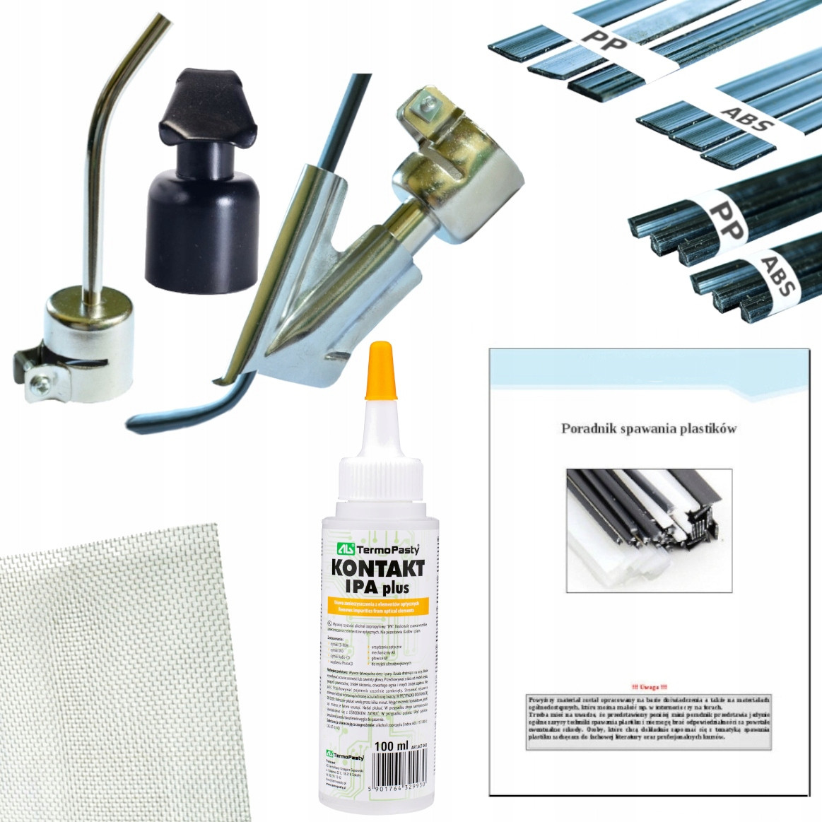 Spawarka do plastiku WEP 8858-I + zestaw 6 dysz, siatka, plastik, IPA EAN (GTIN) 5904538202781