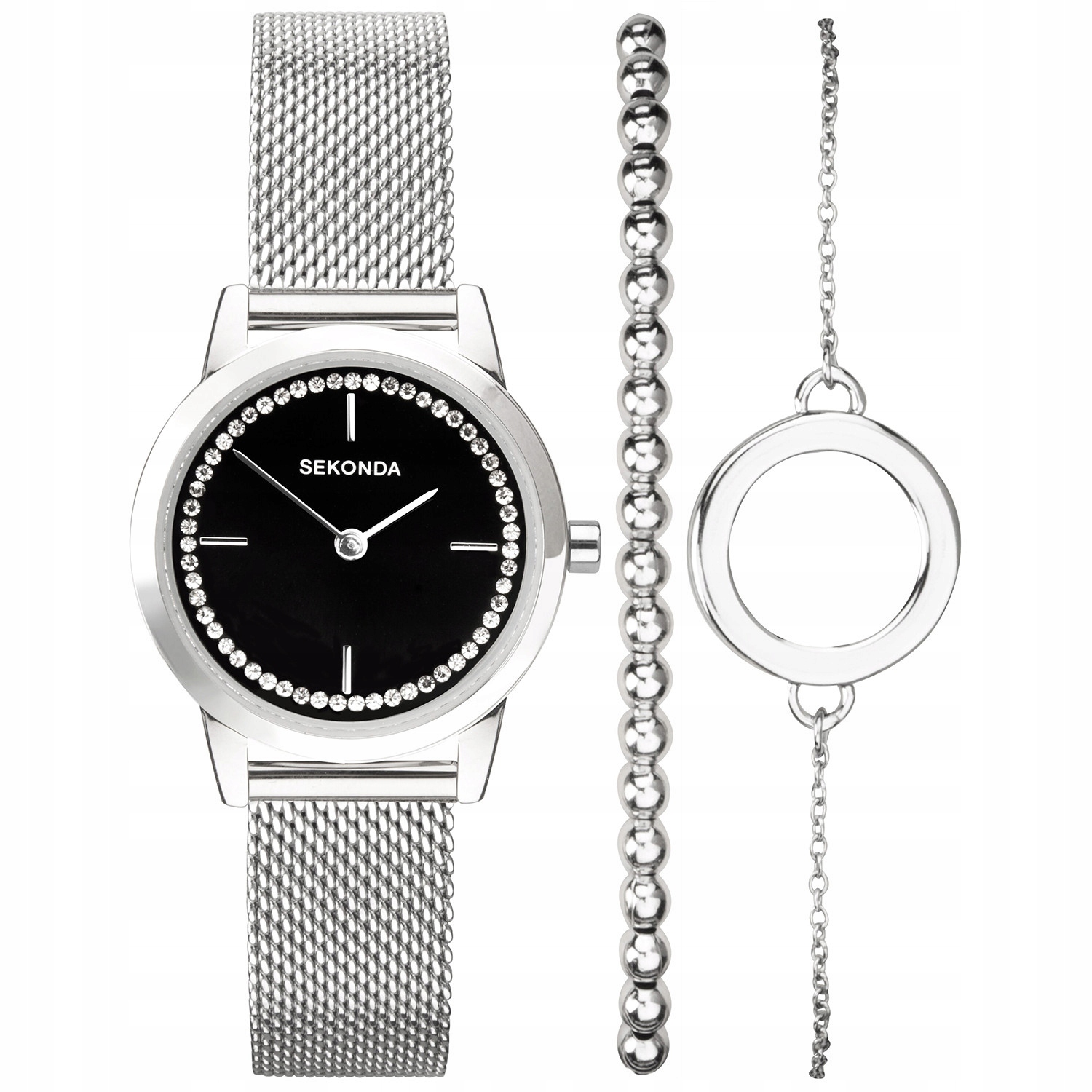 Dámské hodinky Sekonda 49004 Zirkony stříbrné