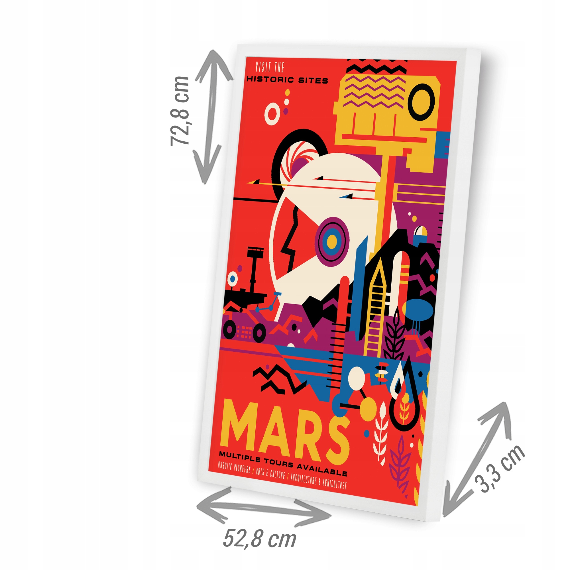 Obraz Mars Visions of the Future NASA retrofuture Nazwa Mars