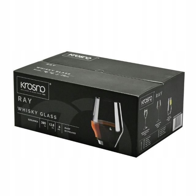 Szklanki do whisky Ray 380 ml A'6 Linia Ray