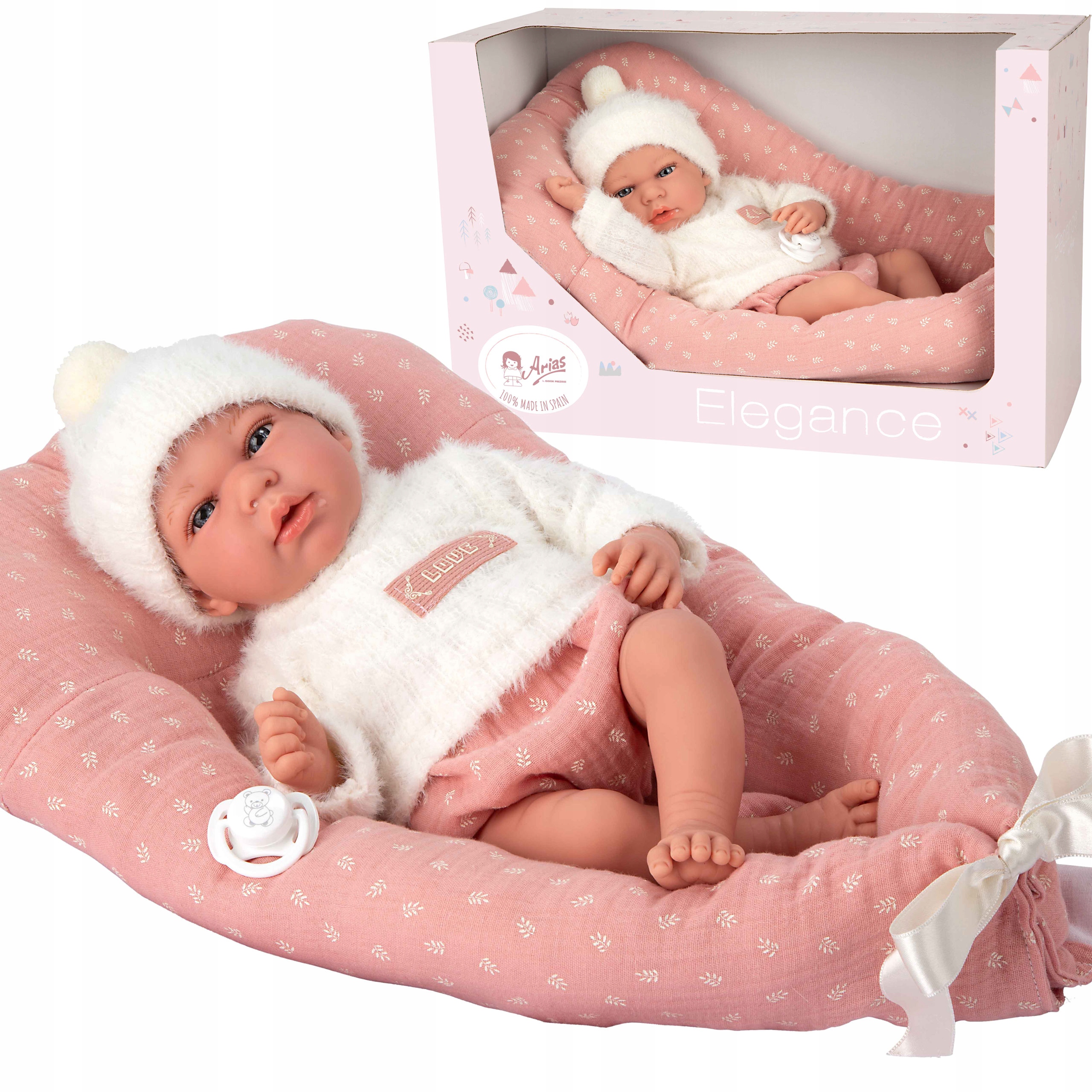Hiszpańska Lalka Bobas 40CM Munecas Arias 60901