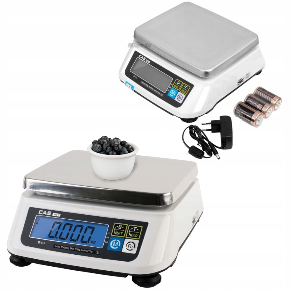 WAGA SKLEPOWA MAGAZYNOWA ELEKTRONICZNA Z LEGALIZACJĄ CAS SW 6kg 1g STOŁOWA