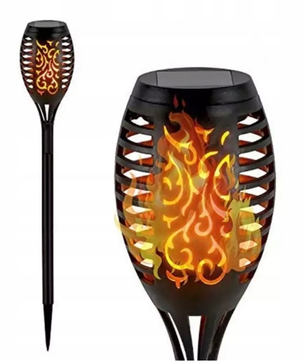 

Solarna Lampa Ogrodowa Iminująca Płomień Ogień
