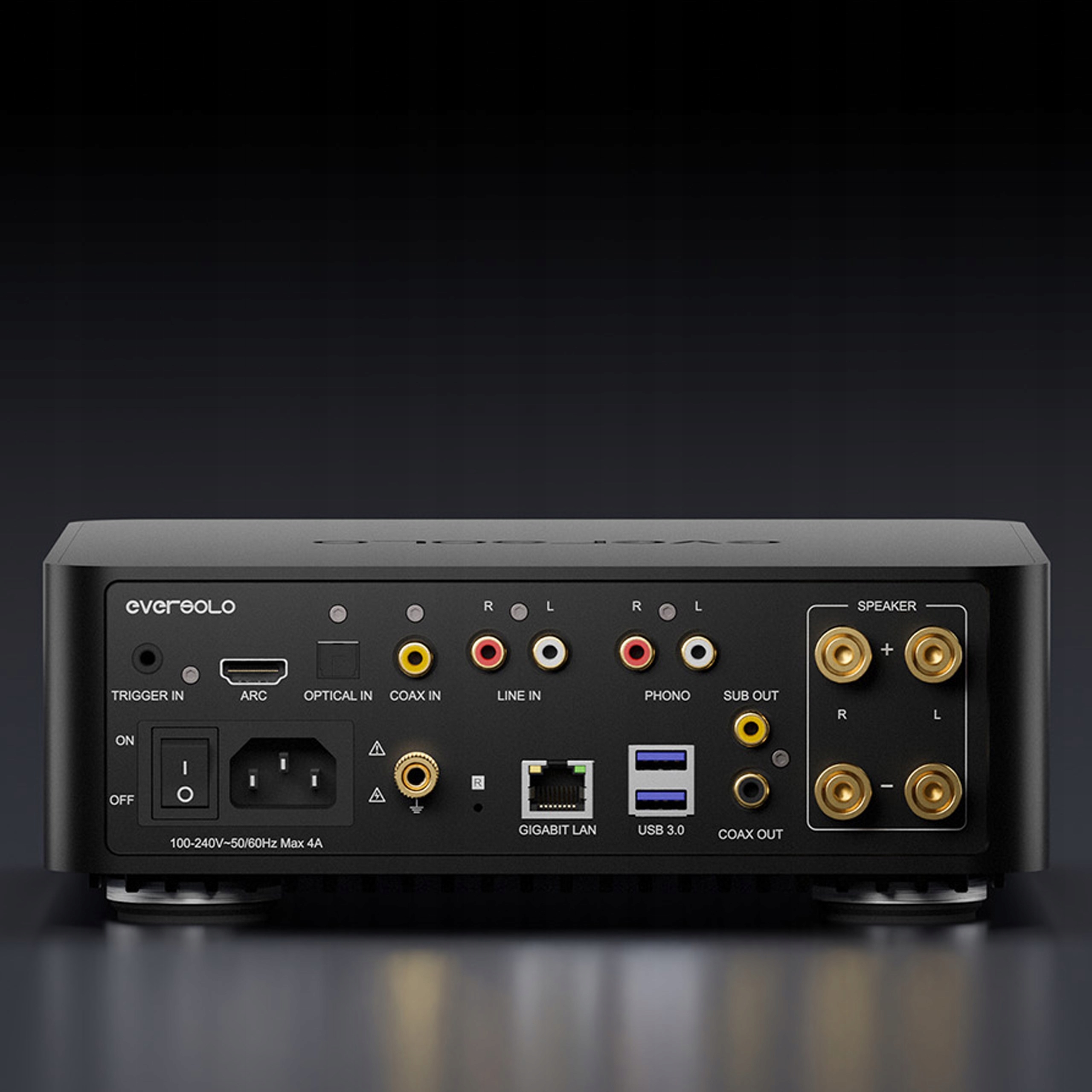 EVERSOLO PLAY CD EDITION WZMACNIACZ STEREO / ODTWARZACZ CD / STREAMER WI-FI Liczba kanałów 2