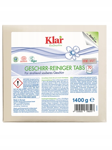 Tablety Do Myčky Eco (70 ks) Klar