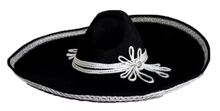 CZARNE SOMBRERO MEKSYKAŃSKIE 57CM MEKSYK EAN (GTIN) 5903697617375