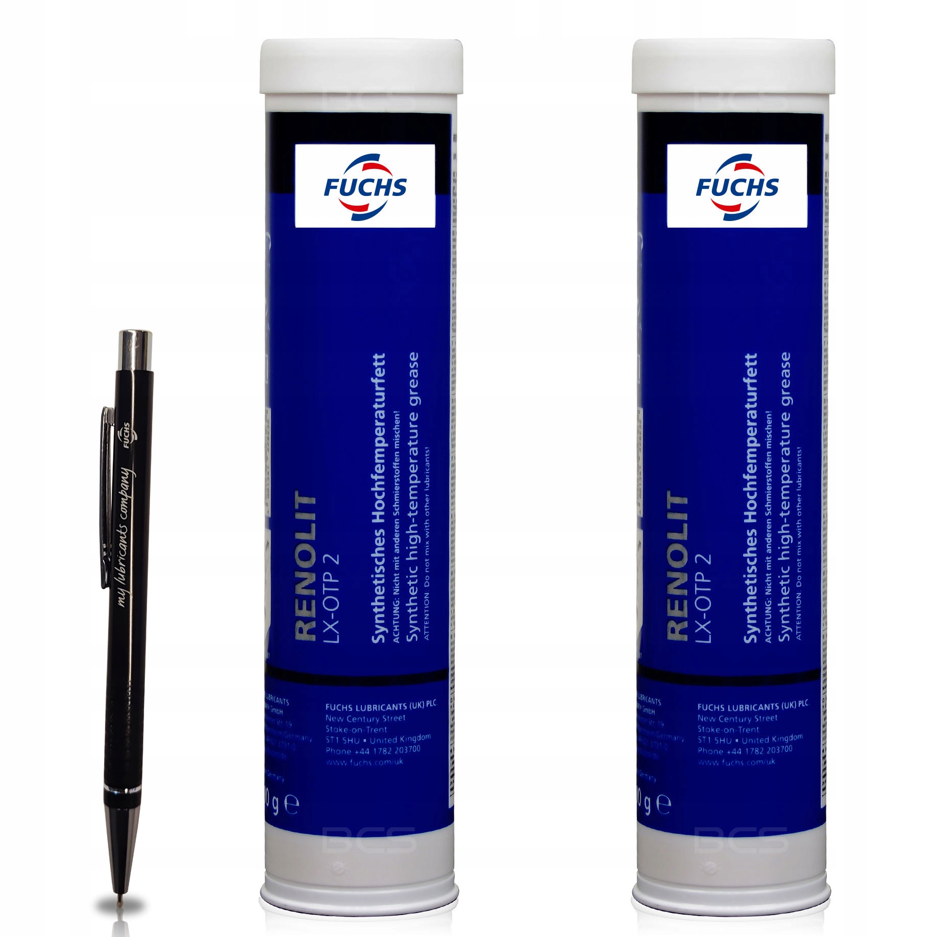 2 x FUCHS RENOLIT LX-OTP 2 - SMAR LITOWY NLGI 2 MAN TUC-8080/00 - 400g
