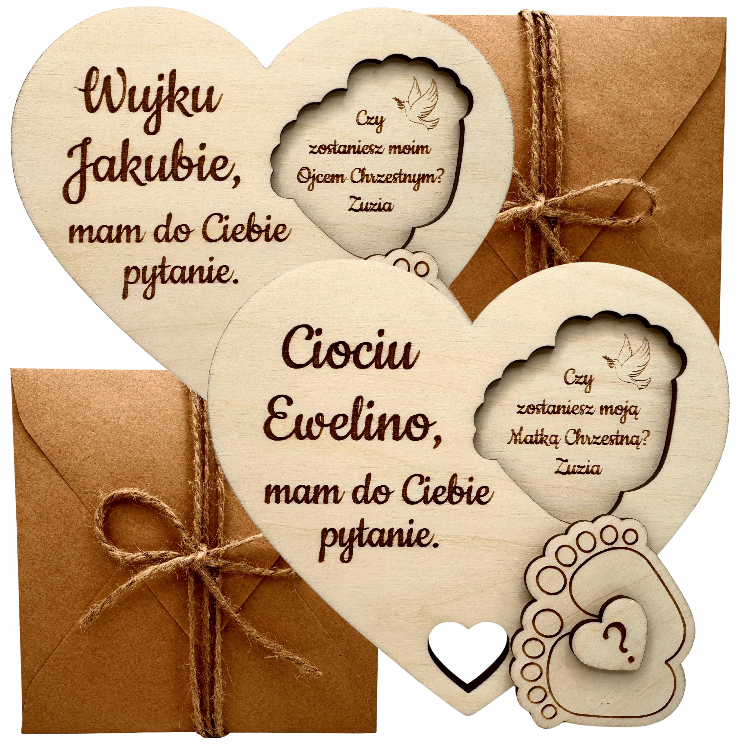 Prośba do Chrzestnych o CHRZEST Pytanie o bycie Chrzestnym Zaproszenie