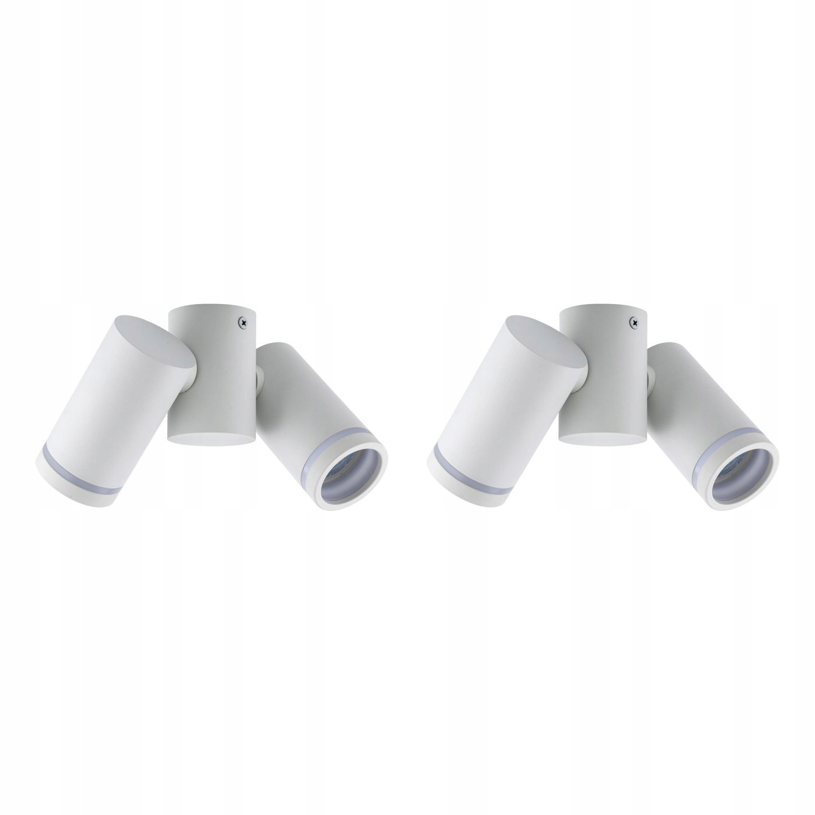 Tk Lighting Sada 2x Spot reflektor Stropní Svítidlo Jet Bílá Pohyblivá