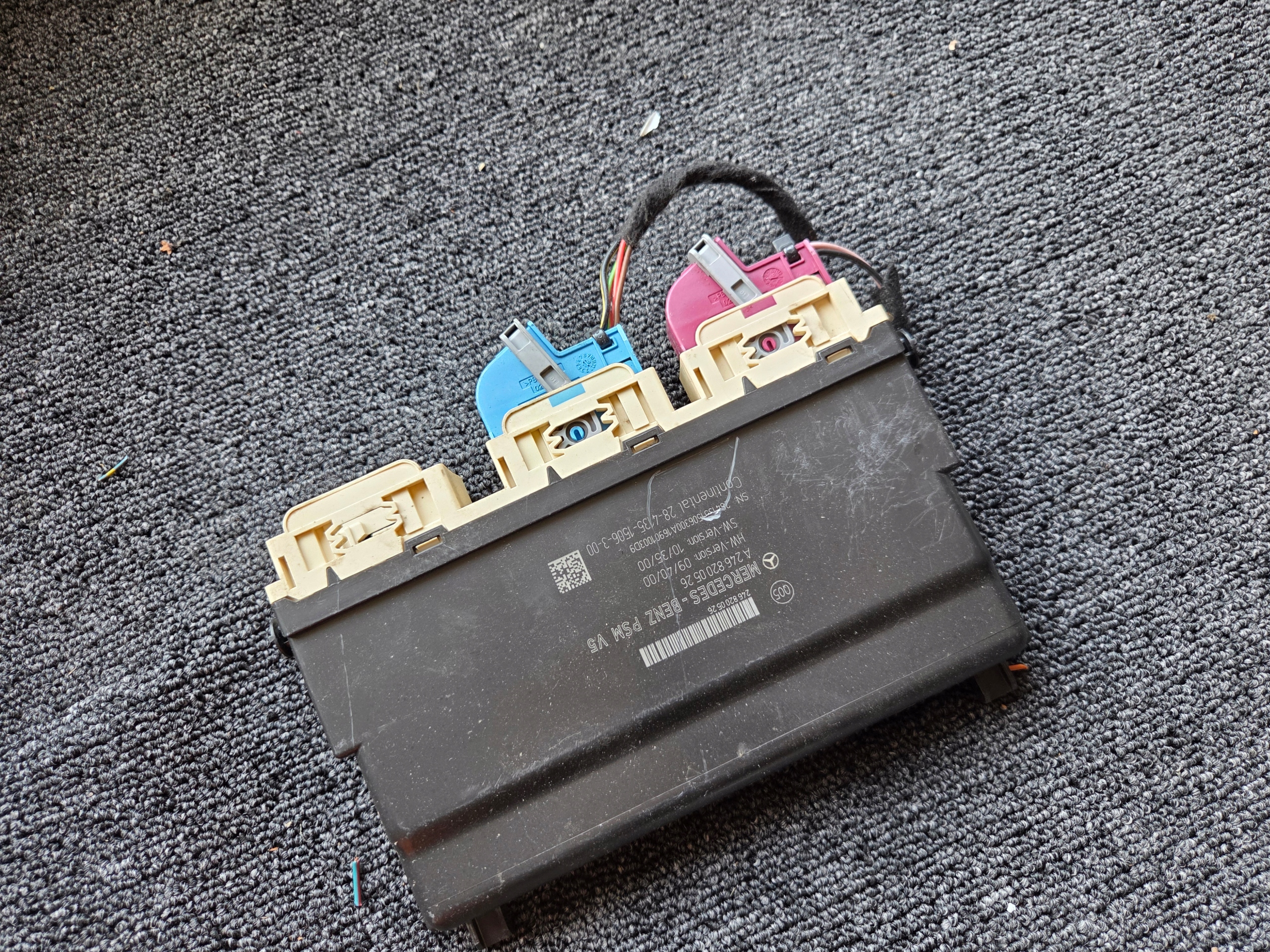 module control unit seat right front MERCEDES A-KLASA W176 A2468200526 12-18