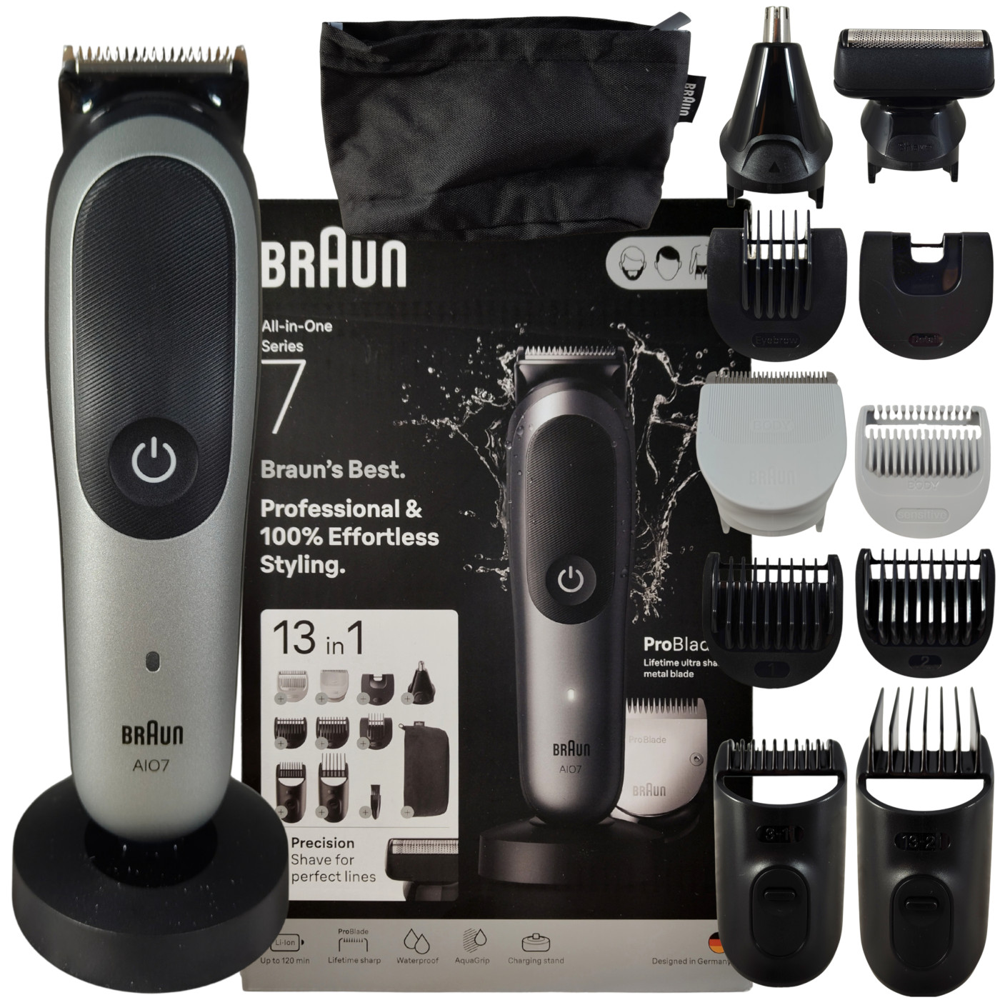 Braun Series 7 AIO7560 Multifunkční sada pro péči o tělo 13v1