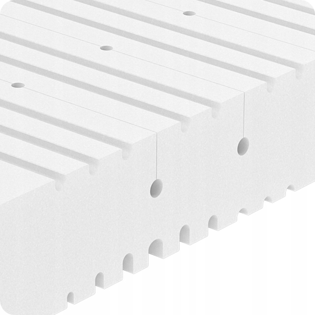 Materac Rucken BASIC dla Spokojnego Snu 120x60 - Tencel, 2w1 Marka RUCKEN