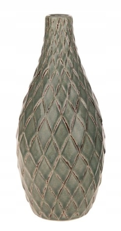 CERAMICZNY WAZON ZIELONY 34571-095
